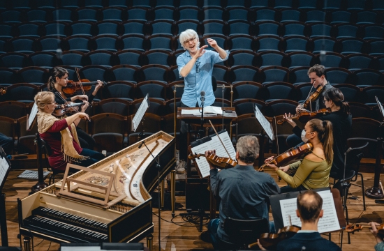 Giovanni Antonini, Česká studentská filharmonie a Česká filharmonie,  zkouška v Rudolfinu, 28. 11. 2023