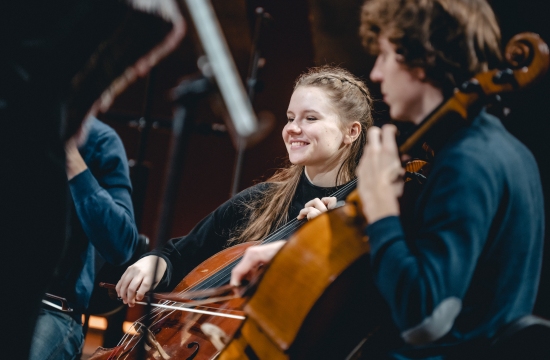 Giovanni Antonini, Česká studentská filharmonie a Česká filharmonie,  zkouška v Rudolfinu, 28. 11. 2023