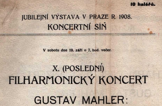 Koncertní program premiéry Mahlerovy Sedmé symfonie