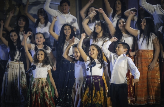 Natáčení koncertu k Mezinárodnímu dni Romů