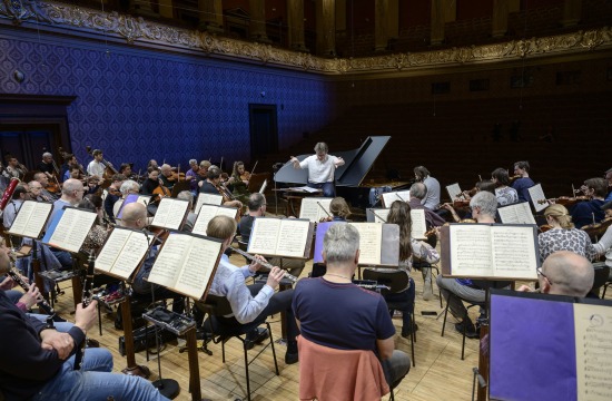 Jakub Hrůša a Daniil Trifonov, zkouška v Rudolfinu