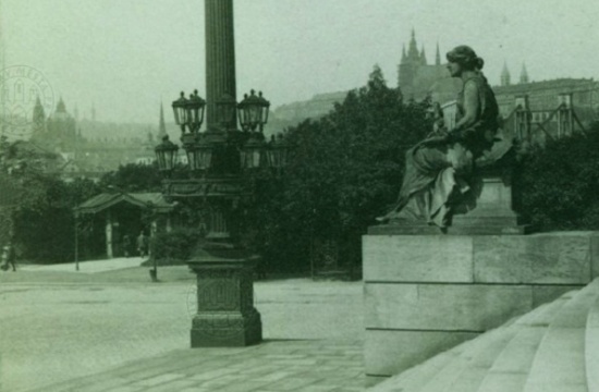 Pohled od Rudolfina, kolem 1900