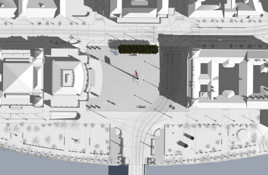 Vizuální návrh rekonstrukce Palachova náměstí
