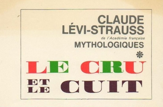 Kniha Le Cru et le Cuit (Syrové a vařené) antropologa Clauda Lévi-Strausse z roku 1964