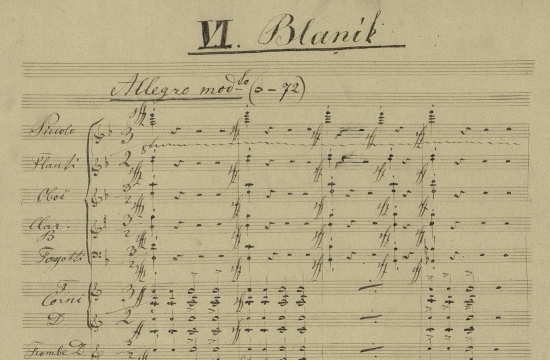 Partitura Blaníku