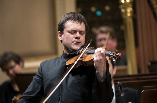 Frank Peter Zimmermann na koncertě v Rudolfinu v březnu 2016